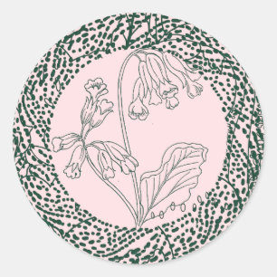 Rond Botanical Seal Sticker