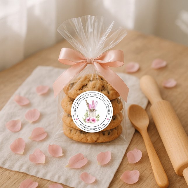 Rond Boulangerie Petit Entreprise Sticker (Créateur téléchargé)