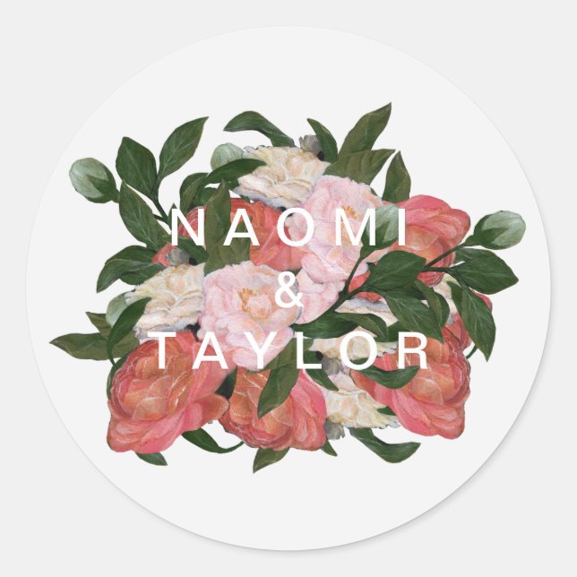 Rond Bouquet / Sticker (Devant)
