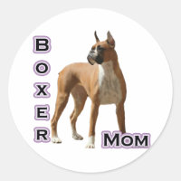 Boxer Mom 4 - Sticker