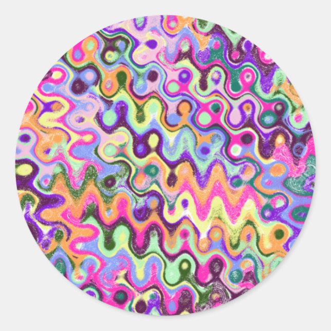 Rond Bright Art Sticker (Devant)