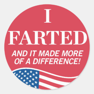Rond Briser le vent sur le sticker de vote