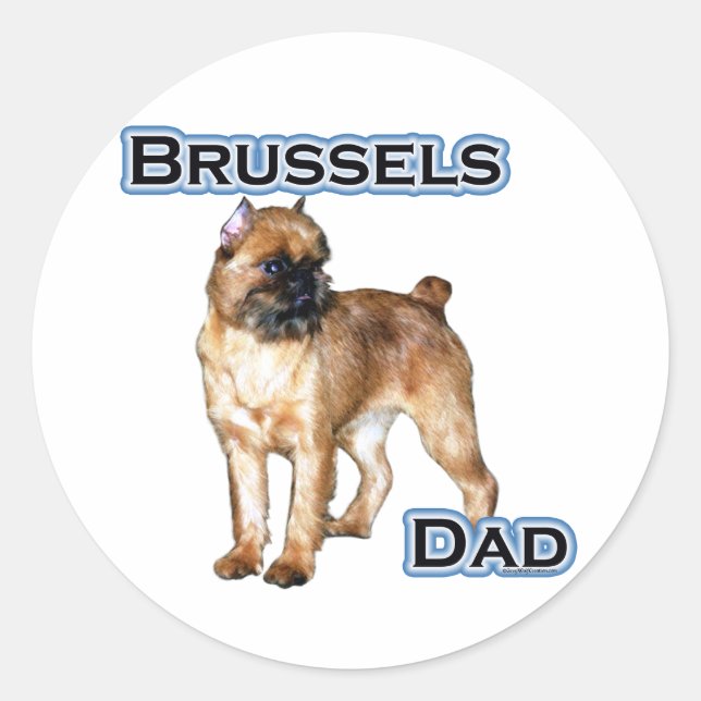Rond Bruxelles Papa 4 - Sticker (Devant)