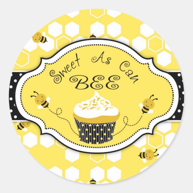 Rond Bumble Bee Sticker HBR 2 (Devant)