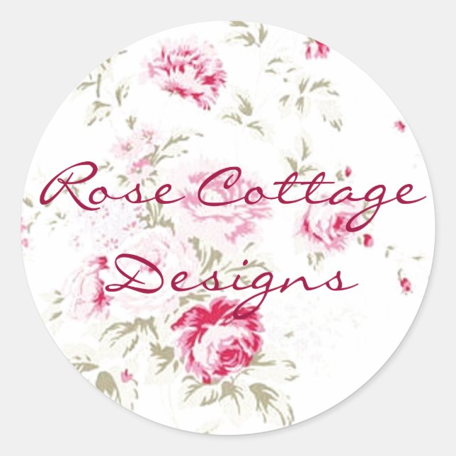 ROND BUSINESS CHIC / OCCASION CADEAU WRAP STICKER (Devant)