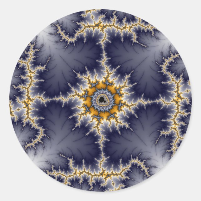 Rond Cadre - Sticker Fractal (Devant)