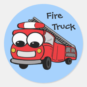 Rond Camion d'incendie - Sticker