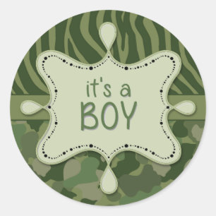 Rond Camo C'est un Sticker pour garçon