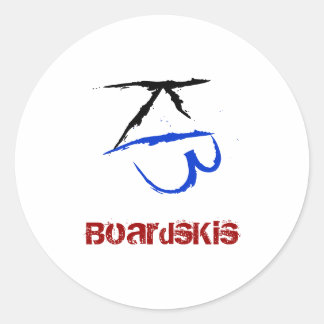 Rond CartesKis - Sticker Emblem (Blanc)