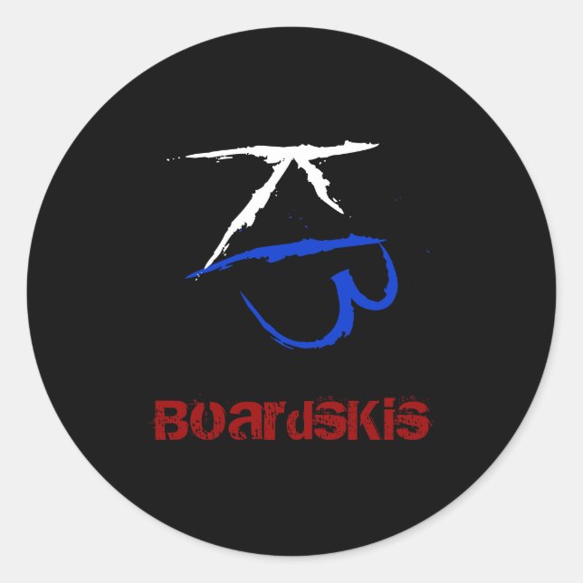 Rond CartesKis - Sticker Emblem (Noir) (Devant)