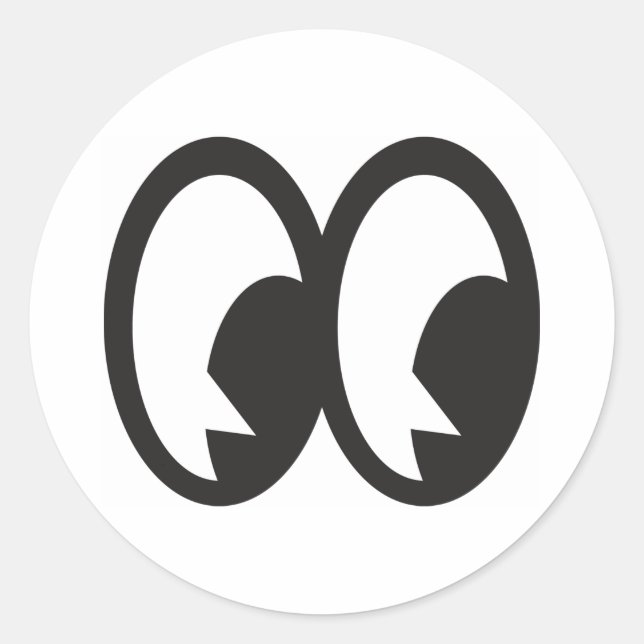 Rond Cartoony Eyes 02 Sticker (Devant)
