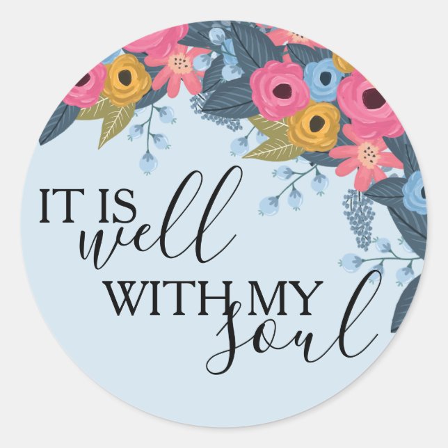 Rond C'Est Bien Avec Mon Sticker Soul (Devant)