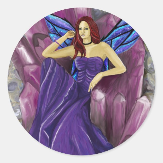 Rond Chaise Amethyst Sticker (Devant)