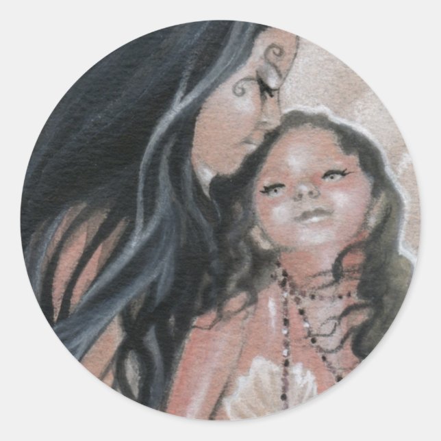 Rond Chérie Sirène et Sticker pour enfant (Devant)