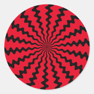 Rond Choisissez votre sticker Zag couleur Arrière - pla