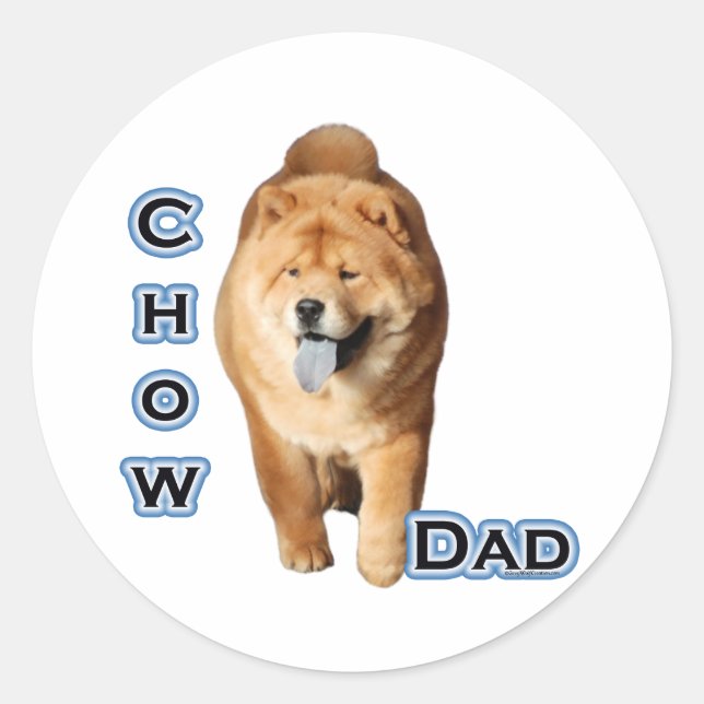 Rond Chow Dad 4 - Sticker (Devant)