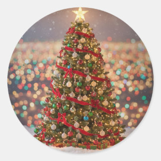 Rond Christmas Sticker