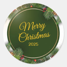 Christmas Sticker – Festive Holiday Decal