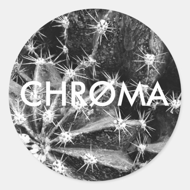 ROND CHRØMA CACTUS STICKER (Devant)