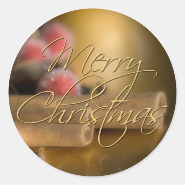 Rond Cinnamon ・ Sticker de Noël (Devant)