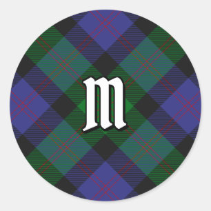 Rond Clan Blair Tartan Classic Round Sticker