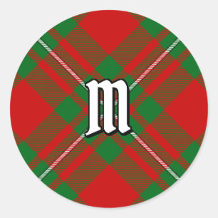 Rond Clan Gregor Tartan Classic Round Sticker