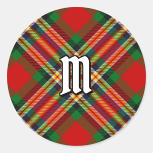 Rond Clan MacGill Tartan Classic Round Sticker