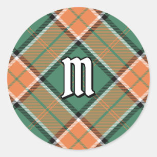 Rond Clan Pollock Tartan Classic Round Sticker