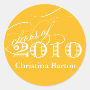 Rond Classe de Sticker 2010 - Customisez-le !