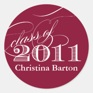 Rond Classe de Sticker 2011 - Customisez-le !