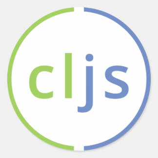 Rond ClojureScript Sticker