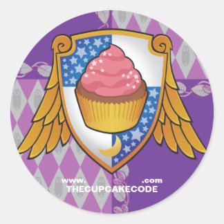 Rond CODE CUPCAKE - Sticker