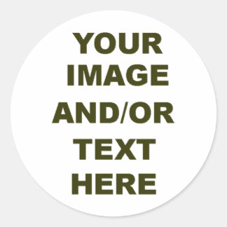Rond Concevez votre propre Sticker
