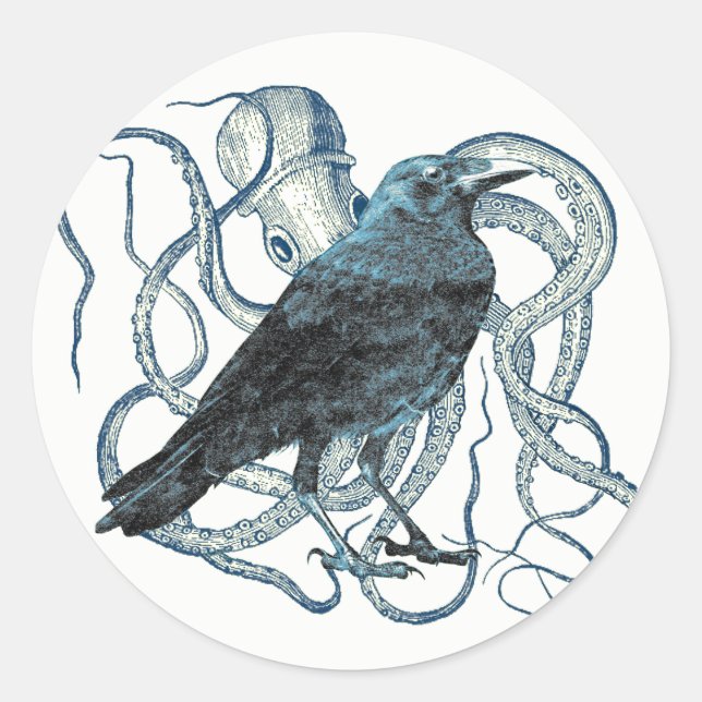 Rond Corbeau enchevêtré Par Sticker Octopus (Devant)