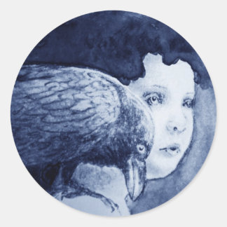 Rond Corbeau Sur Mon Épaule Sticker