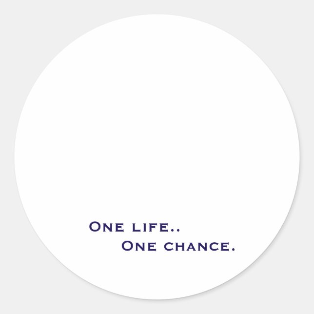 Rond Create Your Own Sticker (Devant)
