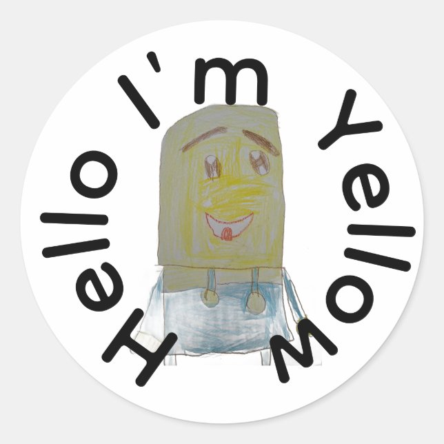 Rond Créez votre propre Sticker (Devant)