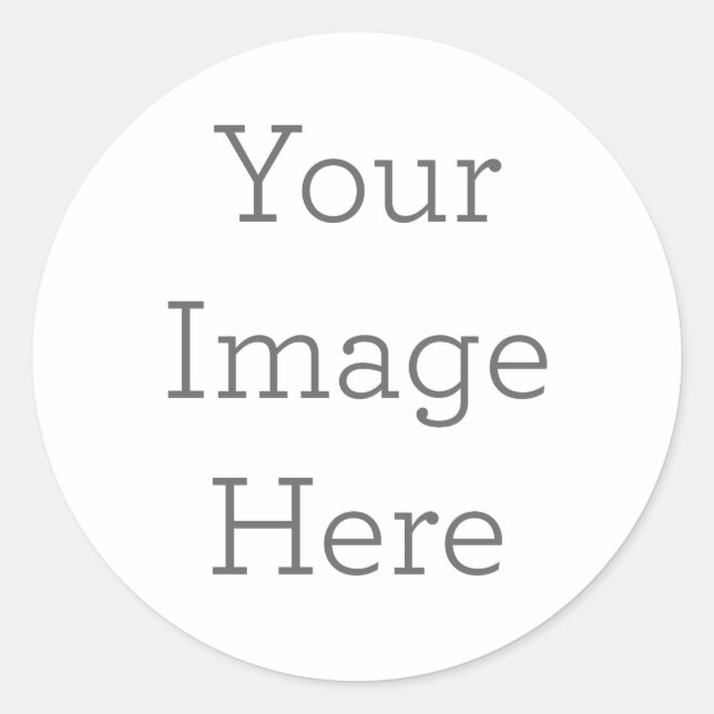 Rond Créez votre propre Sticker (Devant)