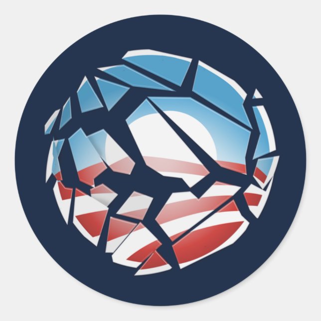 Rond Culture de la corruption / Sticker Michelle Malkin (Devant)