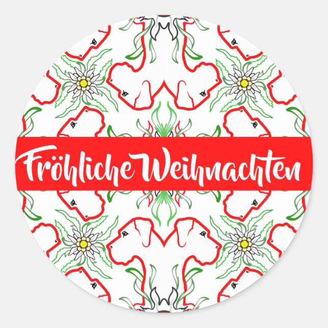 Rond Customisez ce sticker motif Great Dane (Devant)