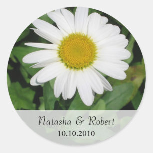 Rond Daisy Enregistrer le sticker de date