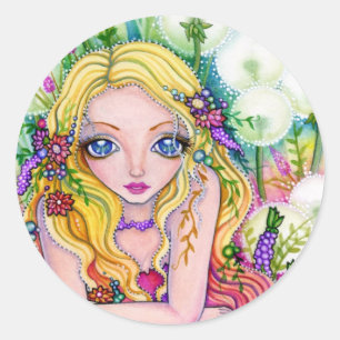 Rond Dandelion Fairy Kingdom - Sticker