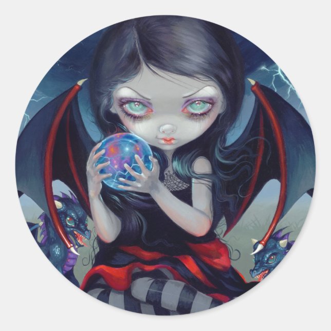 Rond "Dark Dragonling" Sticker (Devant)