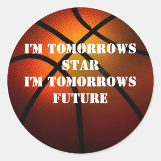Rond Demain Star Demorrows Sticker de basket-ball Futur