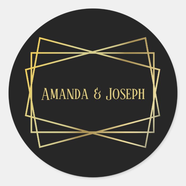 Rond Design noir moyen - Sticker circulaire (Devant)