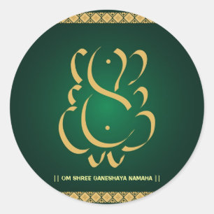 Rond Dieu indien Ganesha - Sticker
