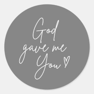 Rond Dieu m'a donné You Sticker
