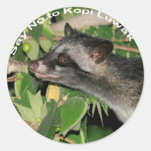 Dites non à Kopi Luwak Sticker