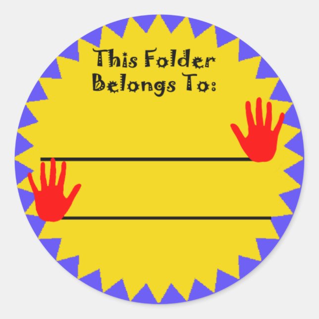 Rond Dossier appartient à Sticker (Devant)