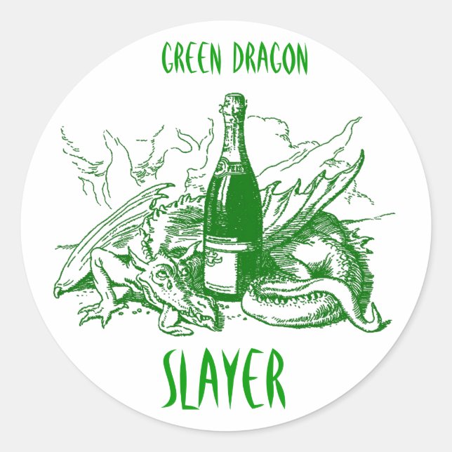 ROND DRAGON'S LARMES ~ STICKER ~ RENAISSANCE ~ JEUX! (Devant)